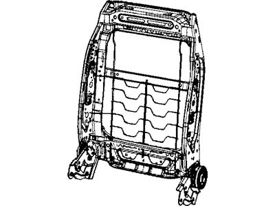 New 2008-2009 Fits Chrysler Caliber, Compass, Patriot Panel-Seat Back - Part # 5183352AA