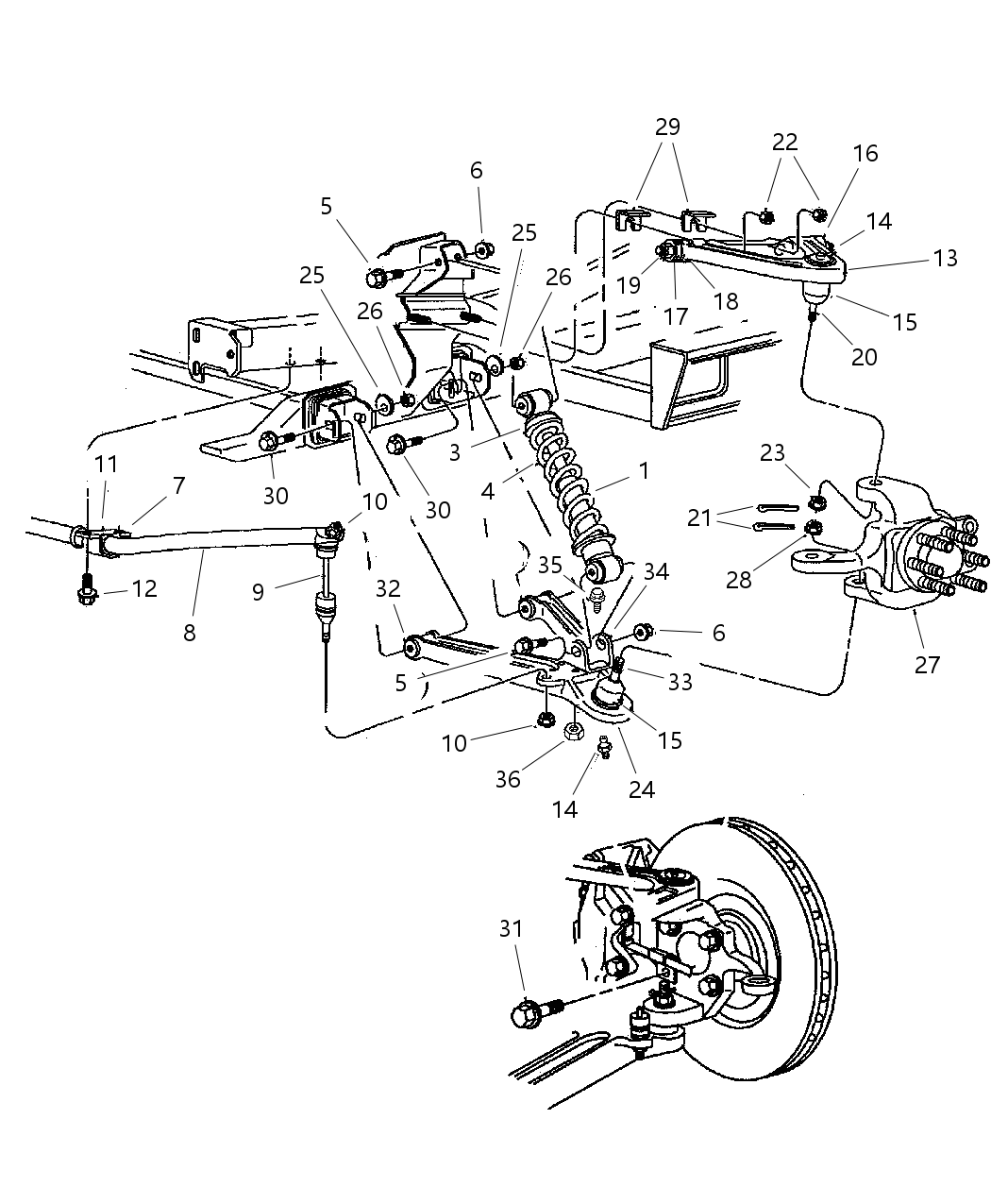 Spring Front Suspension Coil