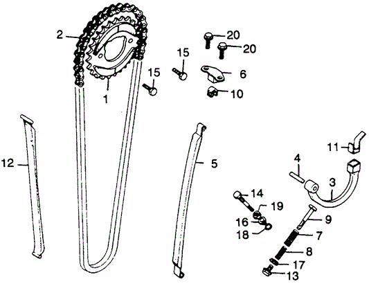 Arm, Cam Chain Tensioner