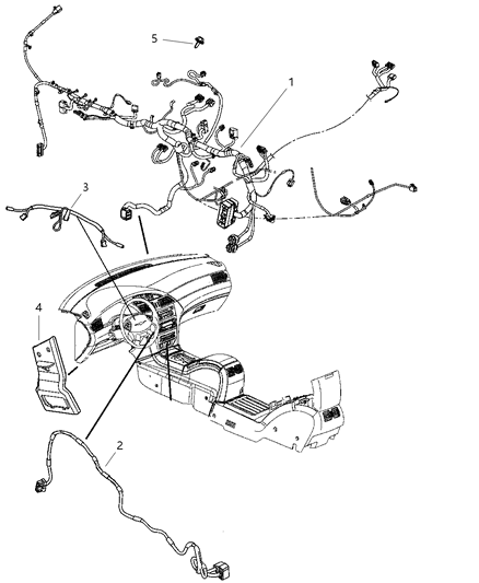 New 2007-2008 Fits Chrysler Pacifica Wiring-Steering Wheel - Part # 68003848AA