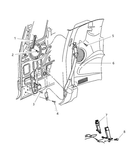 Seat Belt Front Inner