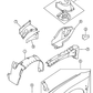 Beam, Front Fender Shield Upper Load Path Front , Right