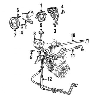 New OEM Genuine Plymouth, Power Steering Pump Pulley - Part # 4612242AB