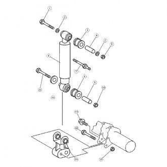 New OEM Rear Suspension Shock Absorber Fits, 2003-2006 Dodge Sprinter - Part # 5118648AA