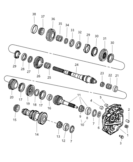Bearing Package Input Shaft