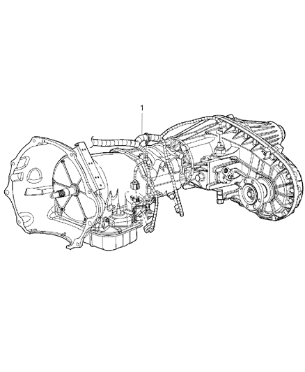 New 2012 Fits Chrysler 2500 Wiring-Transmission - Part # 68088228AD