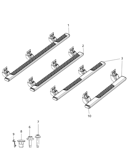 New 2014-2015 Fits Chrysler 3500, 4500, 5500 Board-Board - Part # 5ME84HWLAA