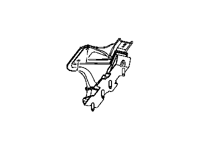 New 2016-2018 Fits Chrysler 3500, 4500, 5500 Insulator-Transmission Support - Part # 68187866AB
