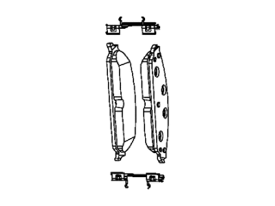 Pad Kit Front Disc Brake Contains Pads And Slippers