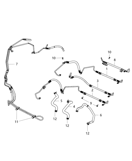 Clip Oil Cooler Tube