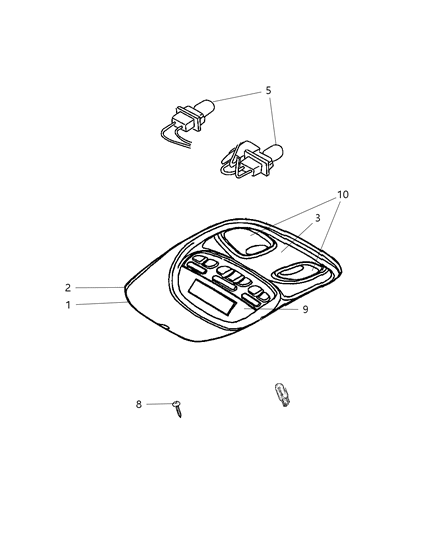 Retainer Overhead Console