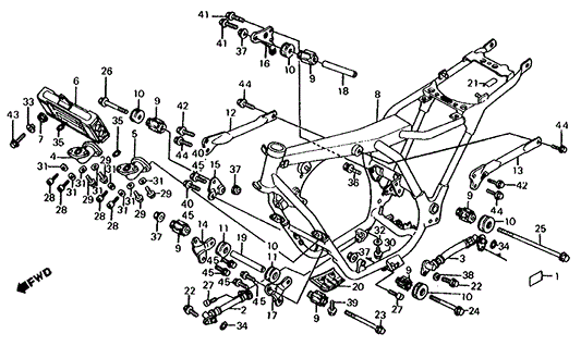 Bolt, Flange (10X221)