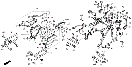 Cover, R. (Lower) (B128M) (Type5)