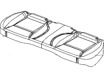 Cover Rear Seat Cushion