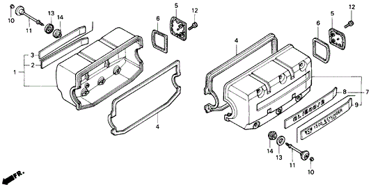 Cover, R. Cylinder Head