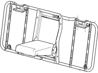 Frame - Rear Seat Back Retaining