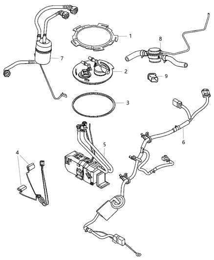 Nut Fuel Pump Module