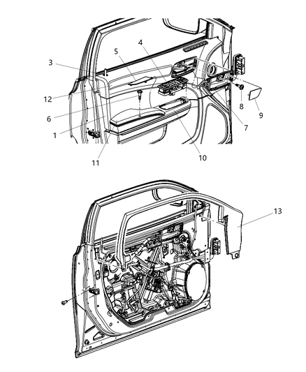 Handle Inside Remote Control