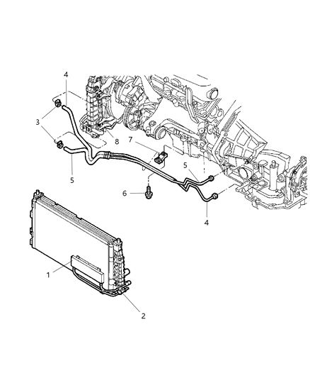 Line Oil Cooler Pressure