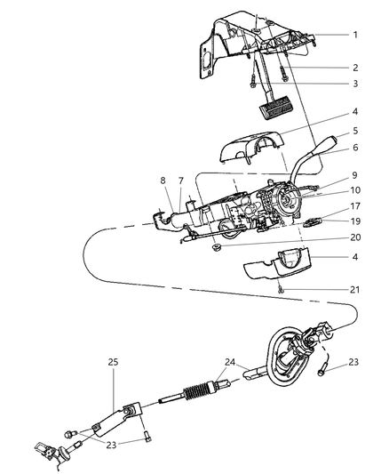 Column Steering Tilt