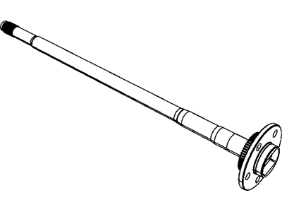 Shaft Axle Rear