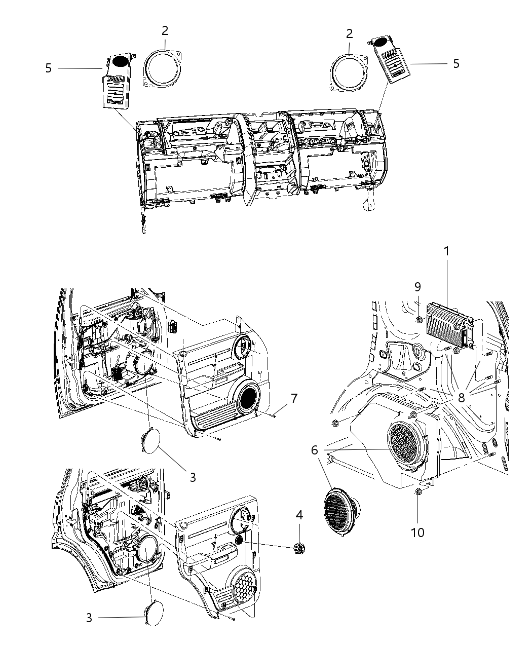 Bezel Instrument Panel Left