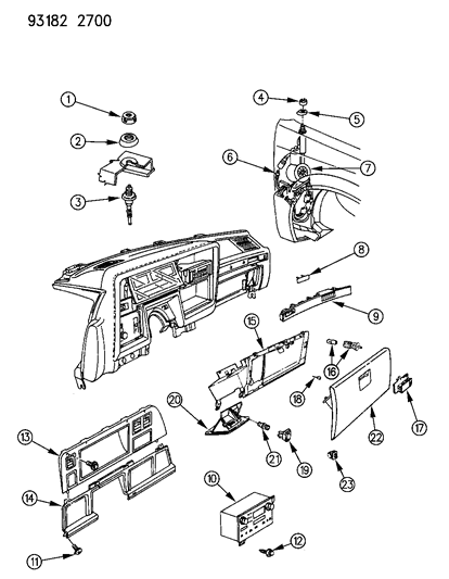 Lock, Glovebox, W/O Cylinder