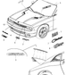 Nameplate Front Fender 392 Hemi
