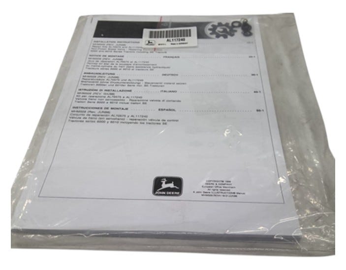 New OEM Genuine John Deere Valve Spool, Part # AL117240