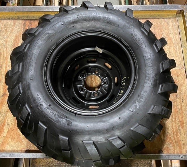 New OEM Genuine John Deere Tire And Wheel Asm, Part # AM141760