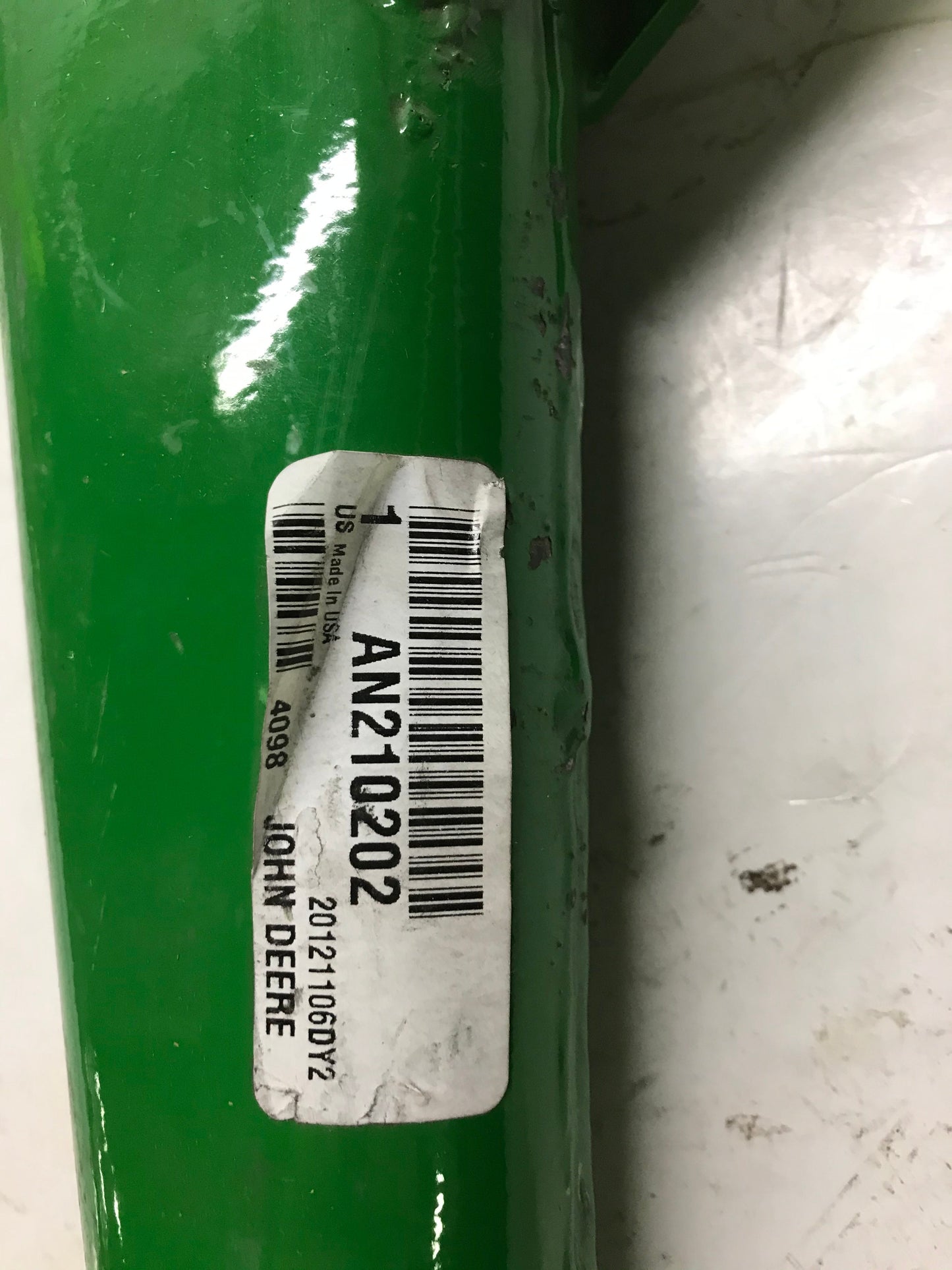 New OEM Genuine John Deere Seed Boot, Part # AN210202