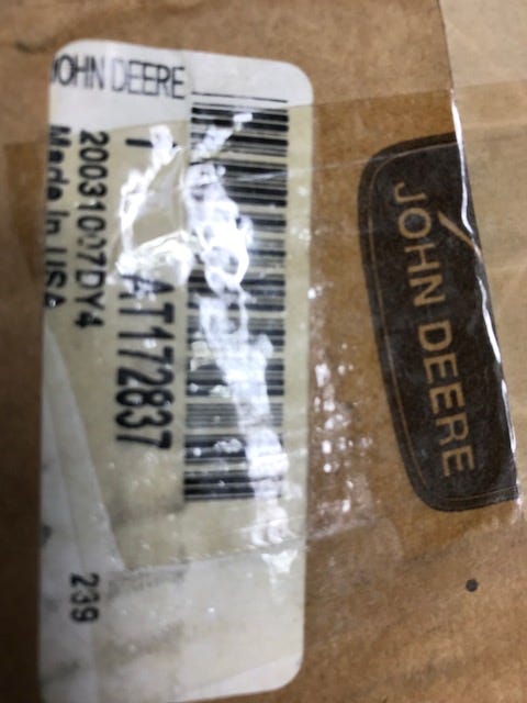 New OEM Genuine John Deere Cylinder Block, Part # AT172837