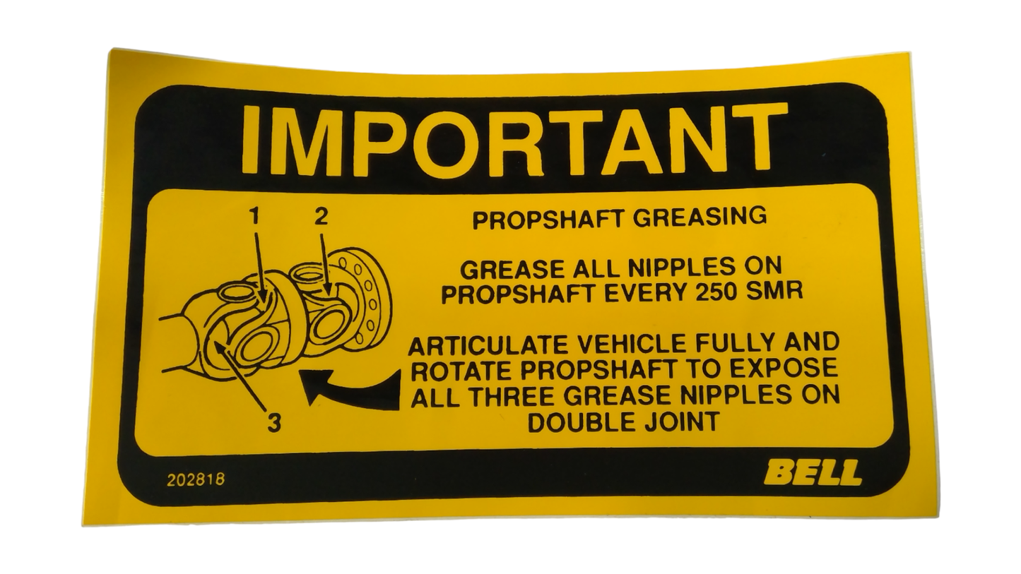 New OEM Genuine John Deere Safety Sign, Part # AT254488