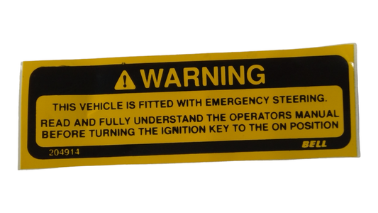 New OEM Genuine John Deere Safety Sign, Part # AT254553
