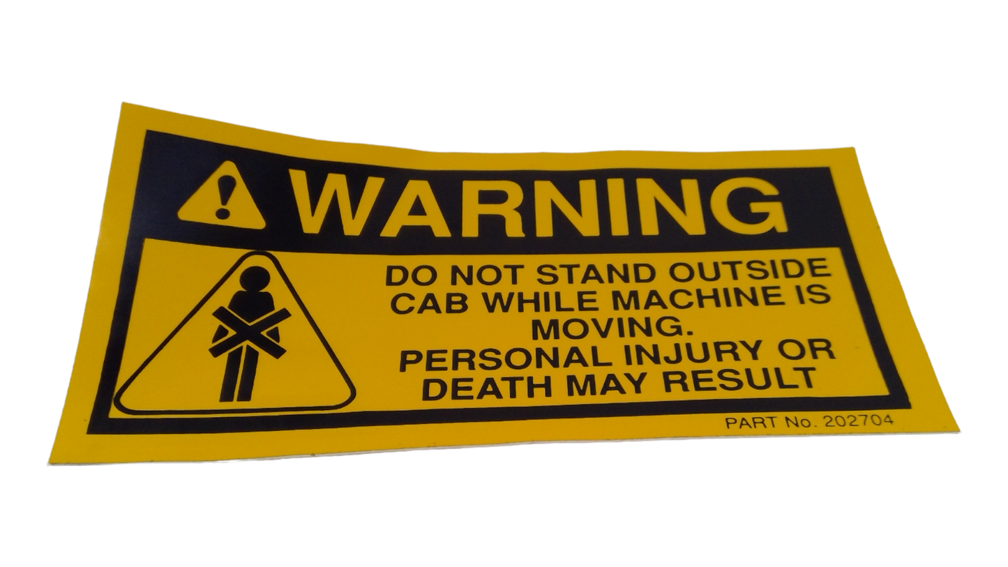 New OEM Genuine John Deere Safety Sign, Part # AT256220
