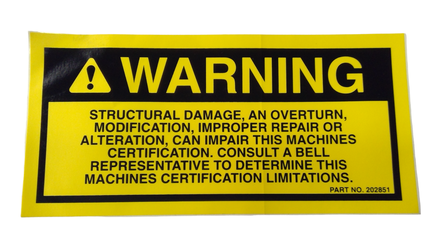 New OEM Genuine John Deere Safety Sign, Part # AT256227