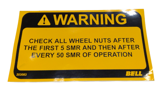 New OEM Genuine John Deere Safety Sign, Part # AT256231