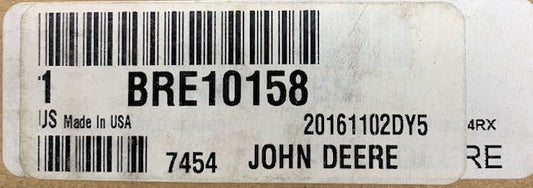 New OEM Genuine John Deere Bracket Kit, Part # BRE10158