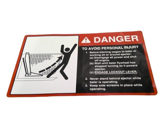 New OEM Genuine John Deere Label, Part # E82880