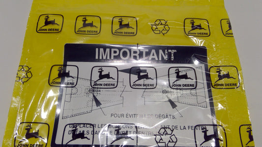 New OEM Genuine John Deere Label, Part # E86815
