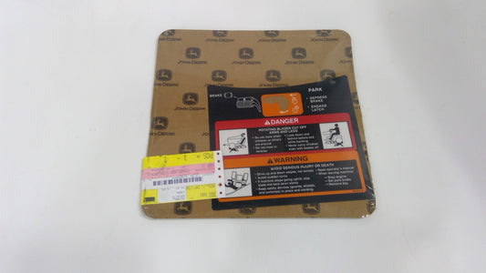 New OEM Genuine John Deere Label, Part # GX10770