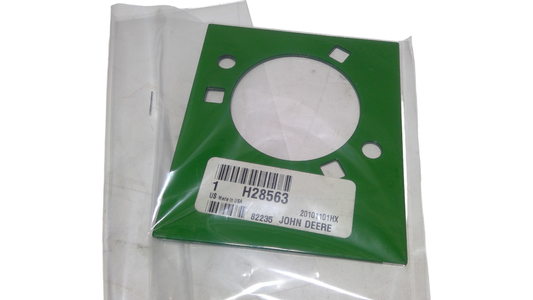 New OEM Genuine John Deere Plate, Part # H28563