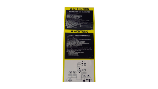 New OEM Genuine John Deere Label, Part # M117019