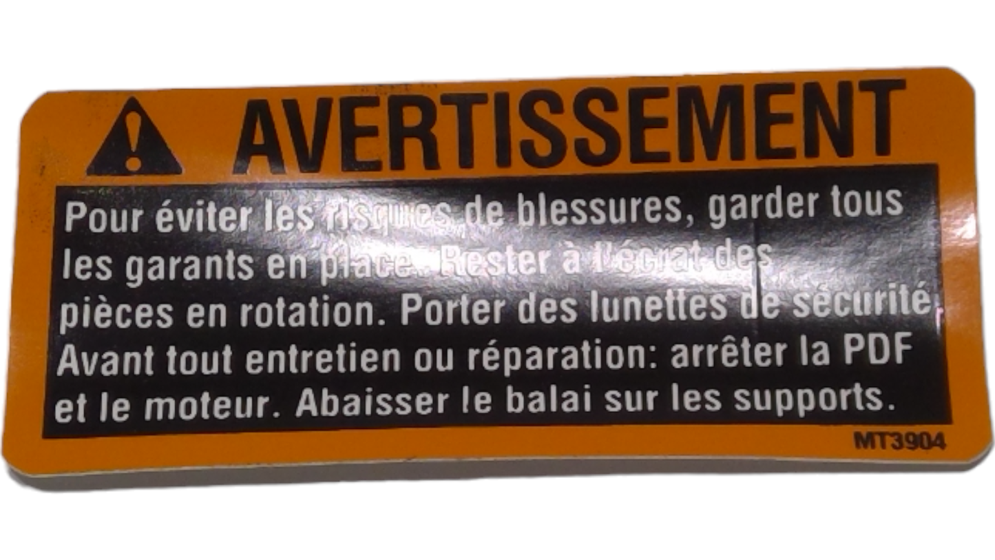 New OEM Genuine John Deere Label, Part # M126320