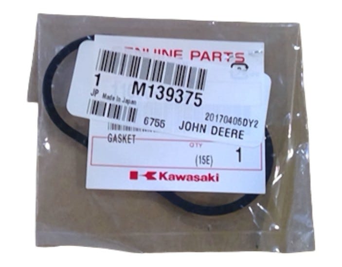 New OEM Genuine John Deere Gasket, Part # M139375