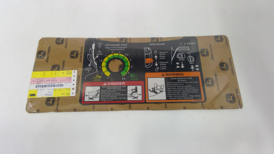 New OEM Genuine John Deere Label, Part # M140180