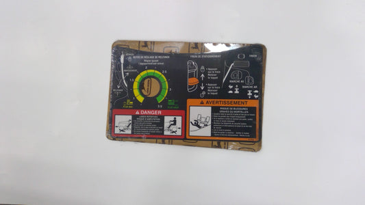 New OEM Genuine John Deere Label, Part # M140326
