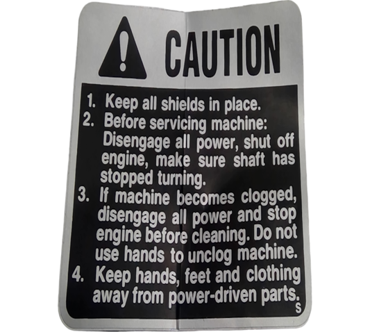 New OEM Genuine John Deere Label, Part # M45848