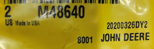 New OEM Genuine John Deere Washer, Part # M48640