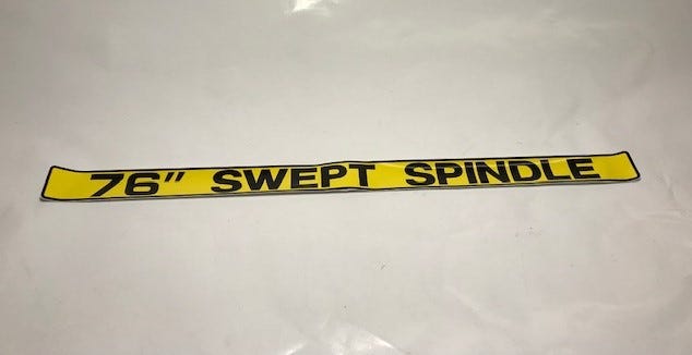 New OEM Genuine John Deere Label, Part # M70613